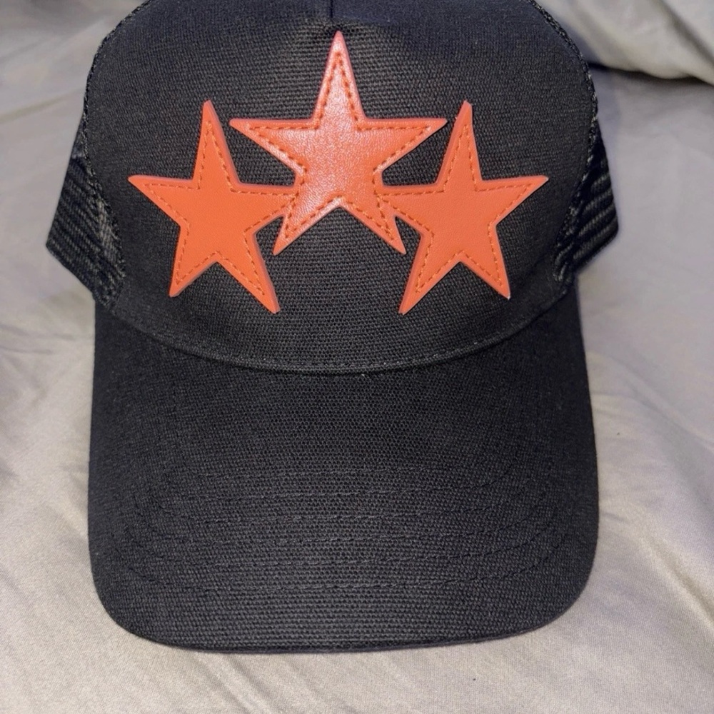 AMIRI Black Mesh Cap